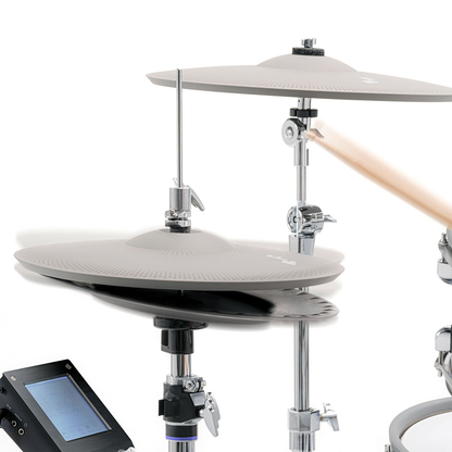 Efnote 7X electronic drum set with full size shells Black