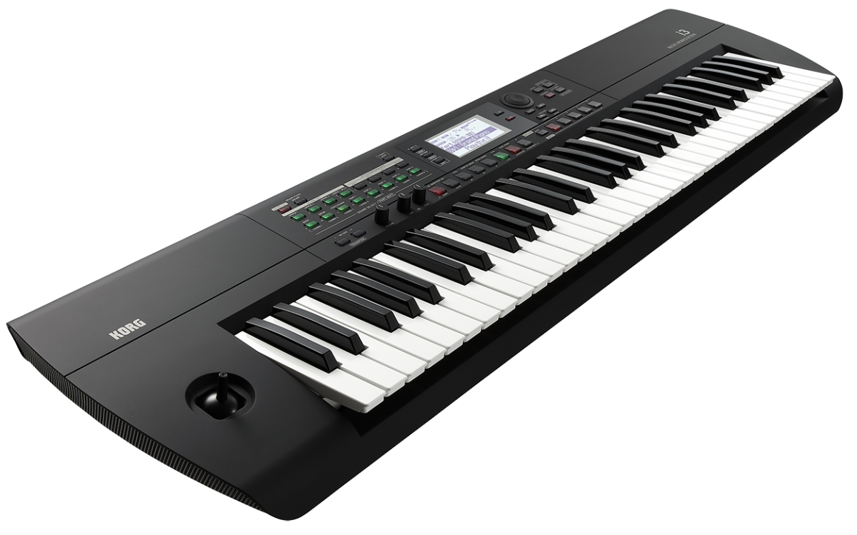 Korg i3 Music Workstation 61 keyboard matte black open box