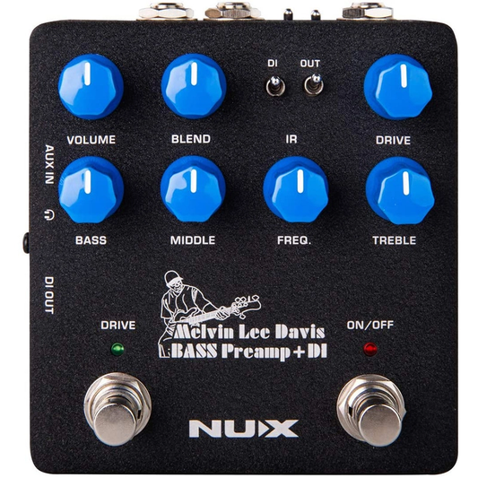NuX Effects NBP-5 Melvin Lee Davis Preamp and DI Bass Pedal NBP5