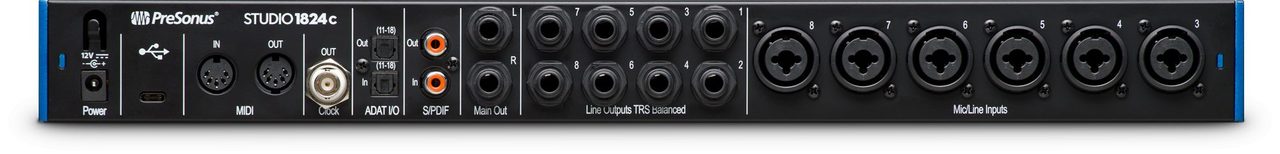 PreSonus Studio 1824c 18x24 USB Type-C Audio/MIDI Interface