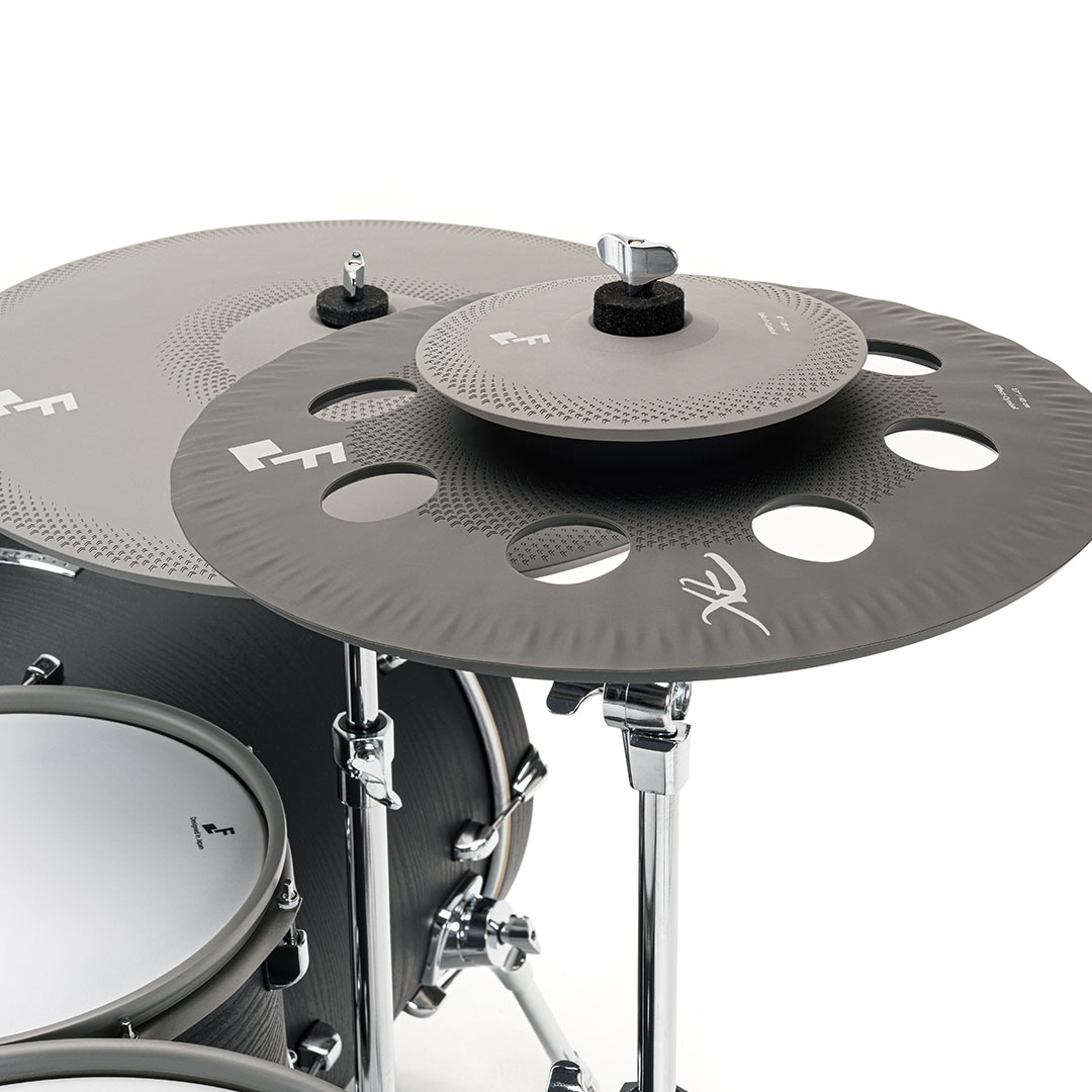 Efnote 7X electronic drum set with full size shells Black