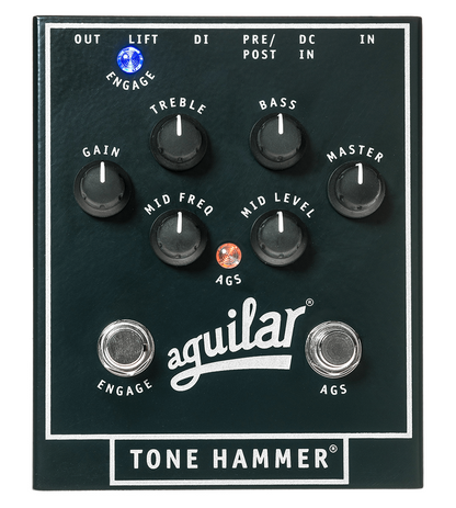 Aguilar Tone Hammer Preamp Direct Box bass pedal
