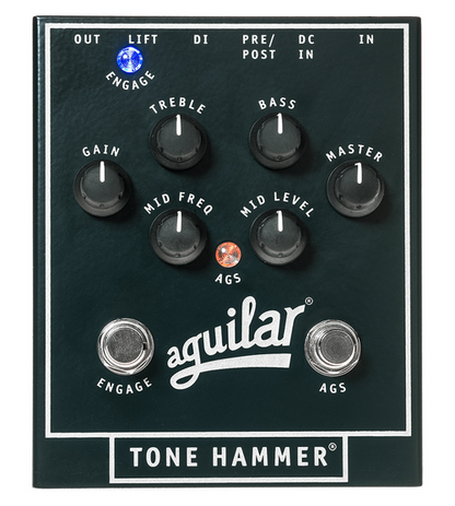 Aguilar Tone Hammer Preamp Direct Box bass pedal