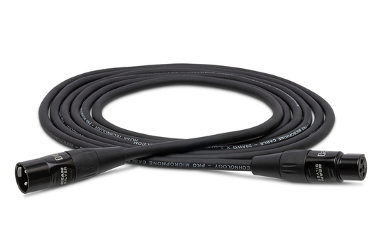 Hosa HMIC-025 25' Pro Microphone Cables REAN XLR3F to XLR3M