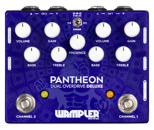 Wampler Dual Pantheon Deluxe Overdrive guitar pedal