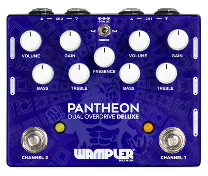 Wampler Dual Pantheon Deluxe Overdrive guitar pedal
