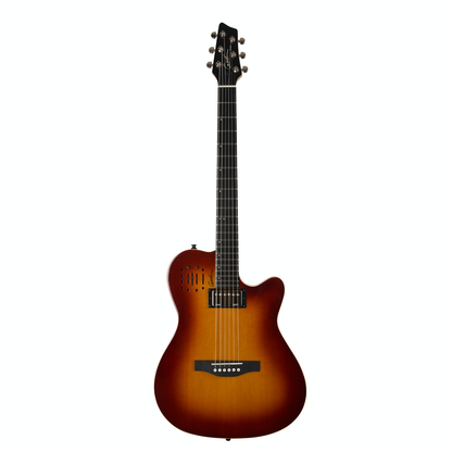 Godin A6 Ultra Cognac Burst HG Acoustic Electric Guitar 030286F FB