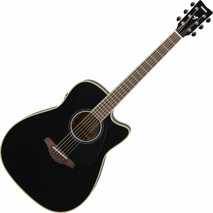Yamaha FGC-TA TransAcoustic Dreadnought Acoustic electric Guitar Black