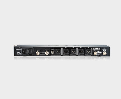 JTS R-4 4 channel wireless system with 4 JSS-4A condenser microphones