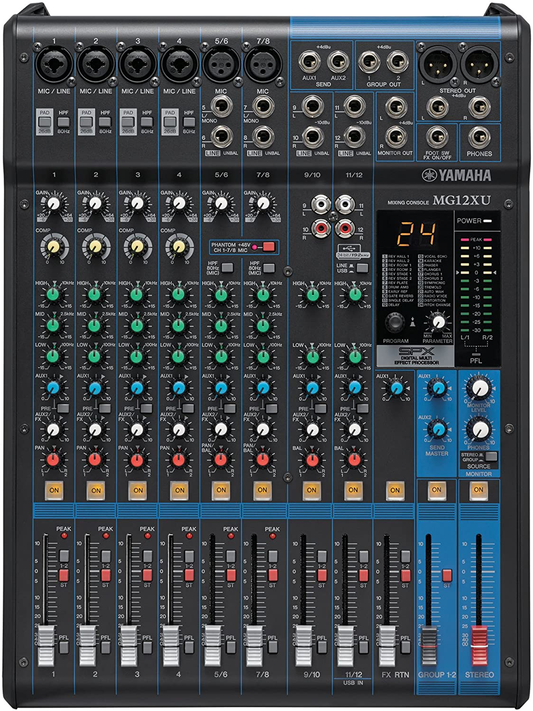 Yamaha MG12XU 12-channel Mixer with USB and Effects