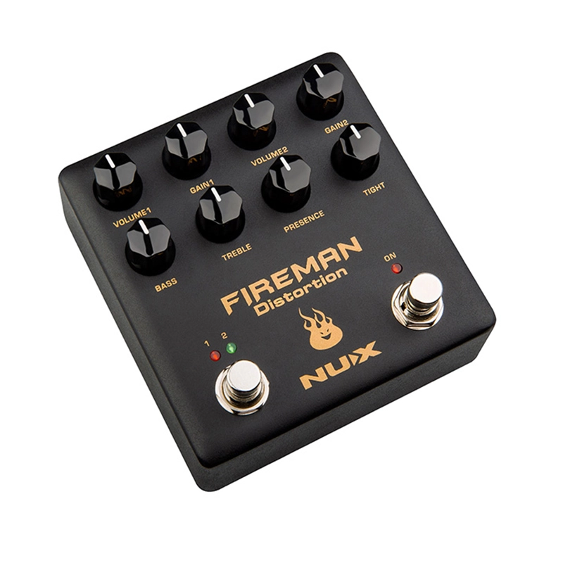 NuX Effects Fireman 9v-18v Distortion Pedal NDS5 open box