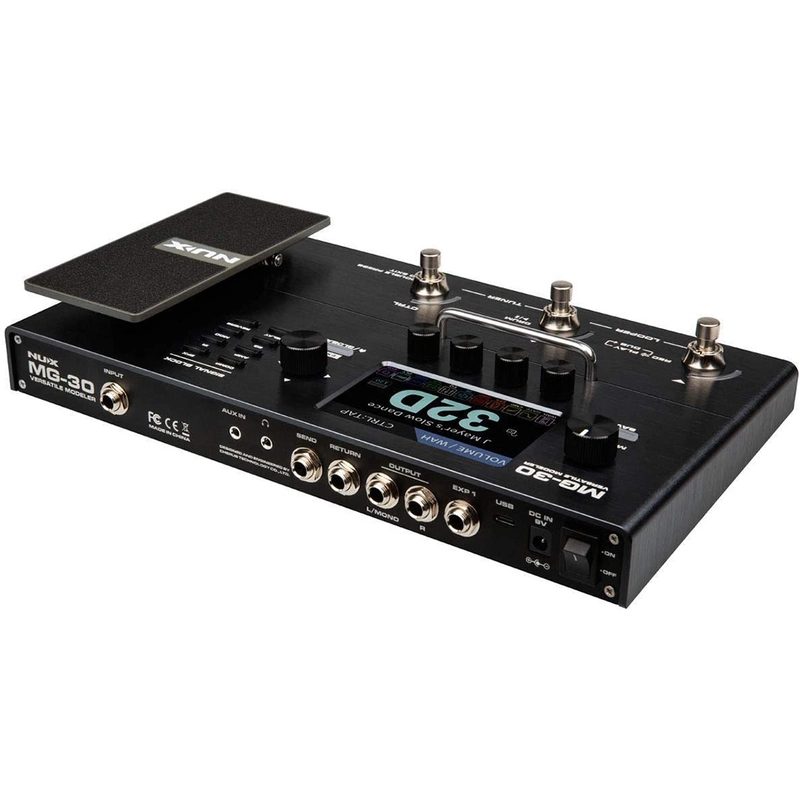 NuX Effects MG-30 Guitar Modeling Floorboard Processor Pedal