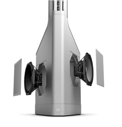 LD Systems P900 Platinum Grey Porsche Design Studio Powered Column Speaker