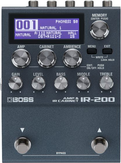 Boss IR-200 amp and IR guitar pedal