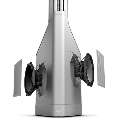 LD Systems P900 Graphite Black Porsche Design Studio Powered Column Speaker