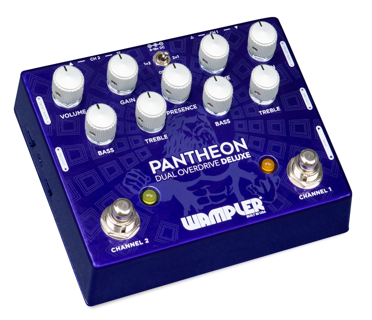 Wampler Dual Pantheon Deluxe Overdrive guitar pedal