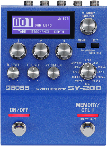 Boss Synthesizer pedal SY-200