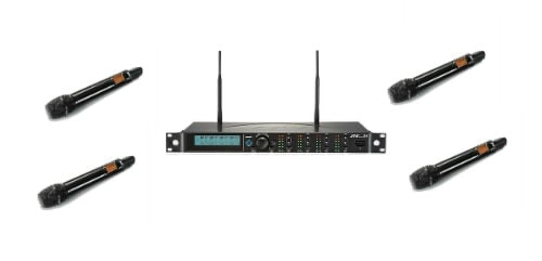 JTS R-4/R-4THA | 4 Mic Wireless System w/ Dynamic Capsules