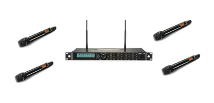JTS R-4/R-4THA | 4 Mic Wireless System w/ Dynamic Capsules