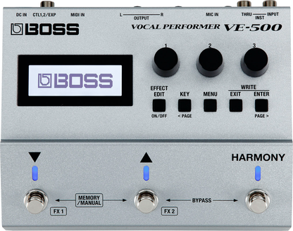 Boss VE-500 Vocal Performer Pedal used demo