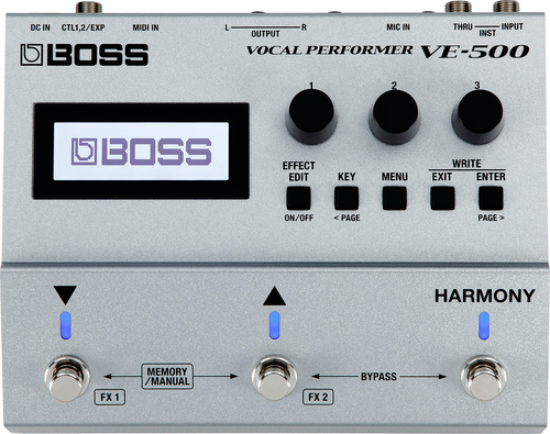 Boss VE-500 Vocal Performer Pedal used demo