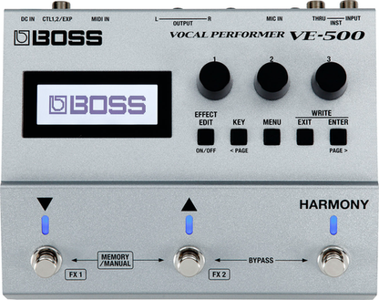 Boss VE-500 Vocal Performer Pedal used demo