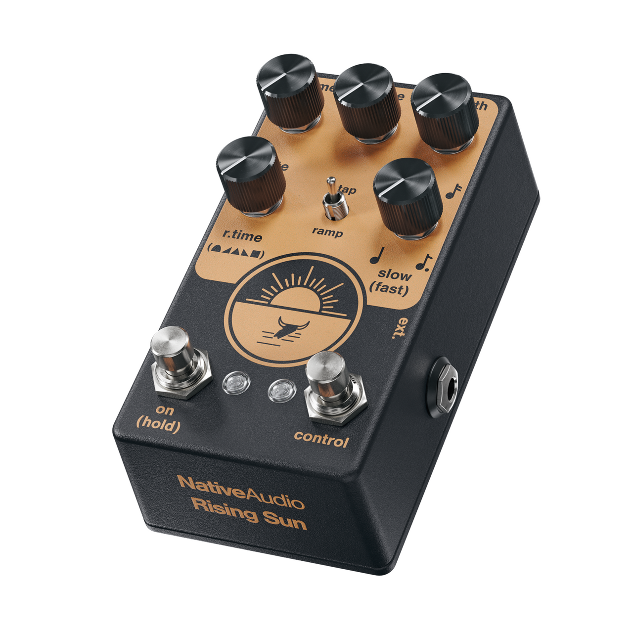 NativeAudio Rising Sun V1.0 Optical Tremolo guitar effects pedal open box