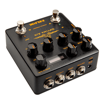 NUX Optima Air Dual-Switch Acoustic Guitar Simulator Pedal w/ Preamp