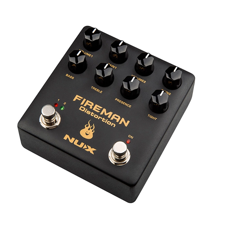 NuX Effects Fireman 9v-18v Distortion Pedal NDS5 open box