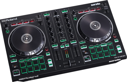 Roland DJ-202 4-deck Serato DJ Controller with Drum Machine