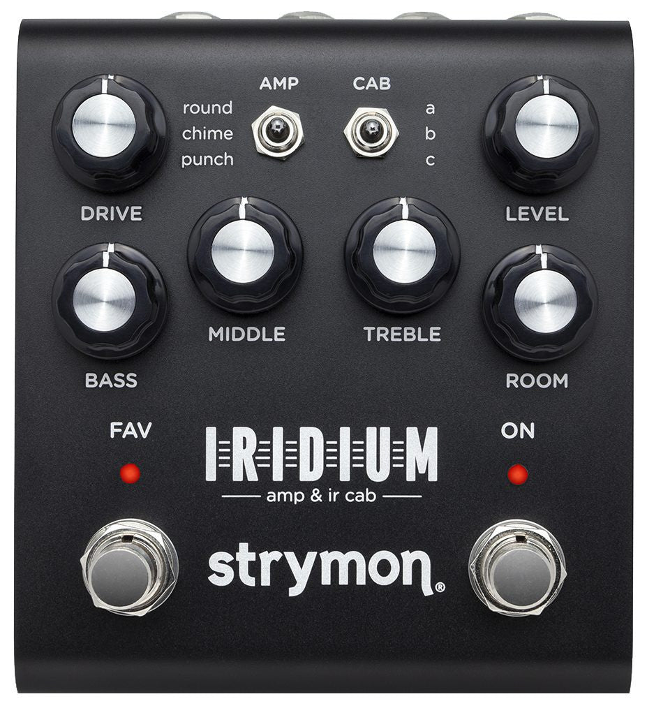 Strymon Iridium Amp and IR Cab Pedal open box display