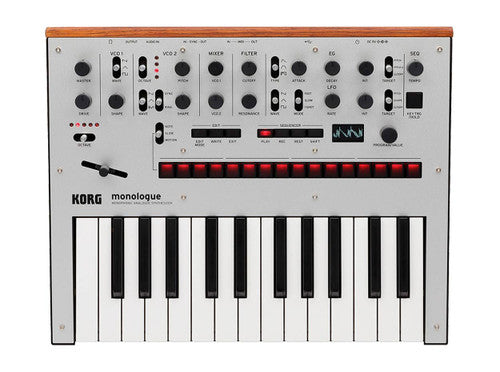 Korg Monologue Analog Synthesizer Silver open box