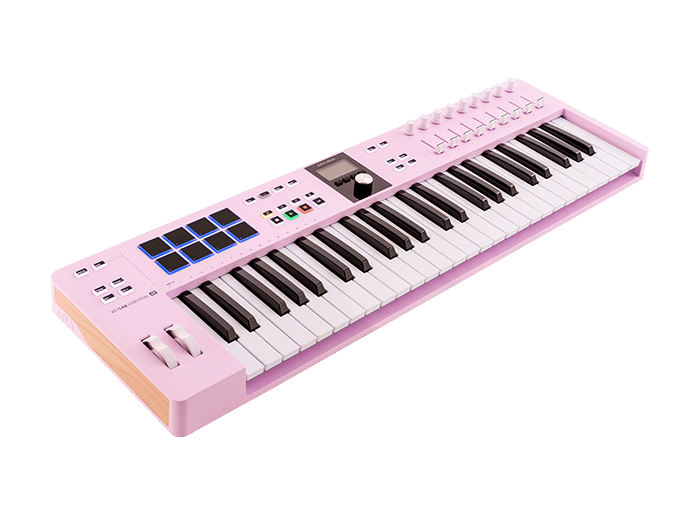Arturia Keylab Essential 49 MK3 keyboard controller Rose Quartz