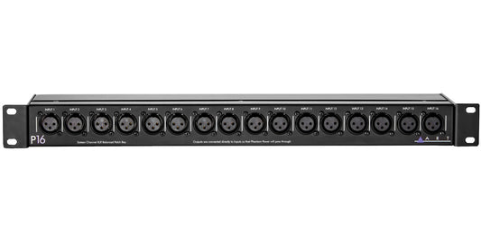 Art P16 16-Channel Balanced XLR Patchbay