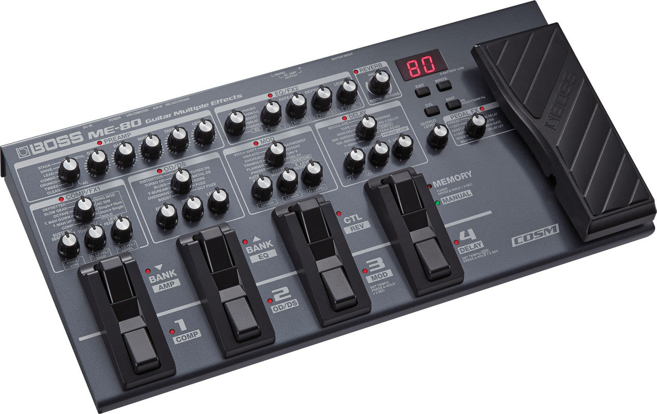 Boss ME-80 Guitar bass Multi-effects Pedal