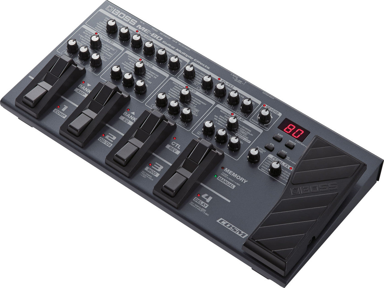 Boss ME-80 Guitar bass Multi-effects Pedal