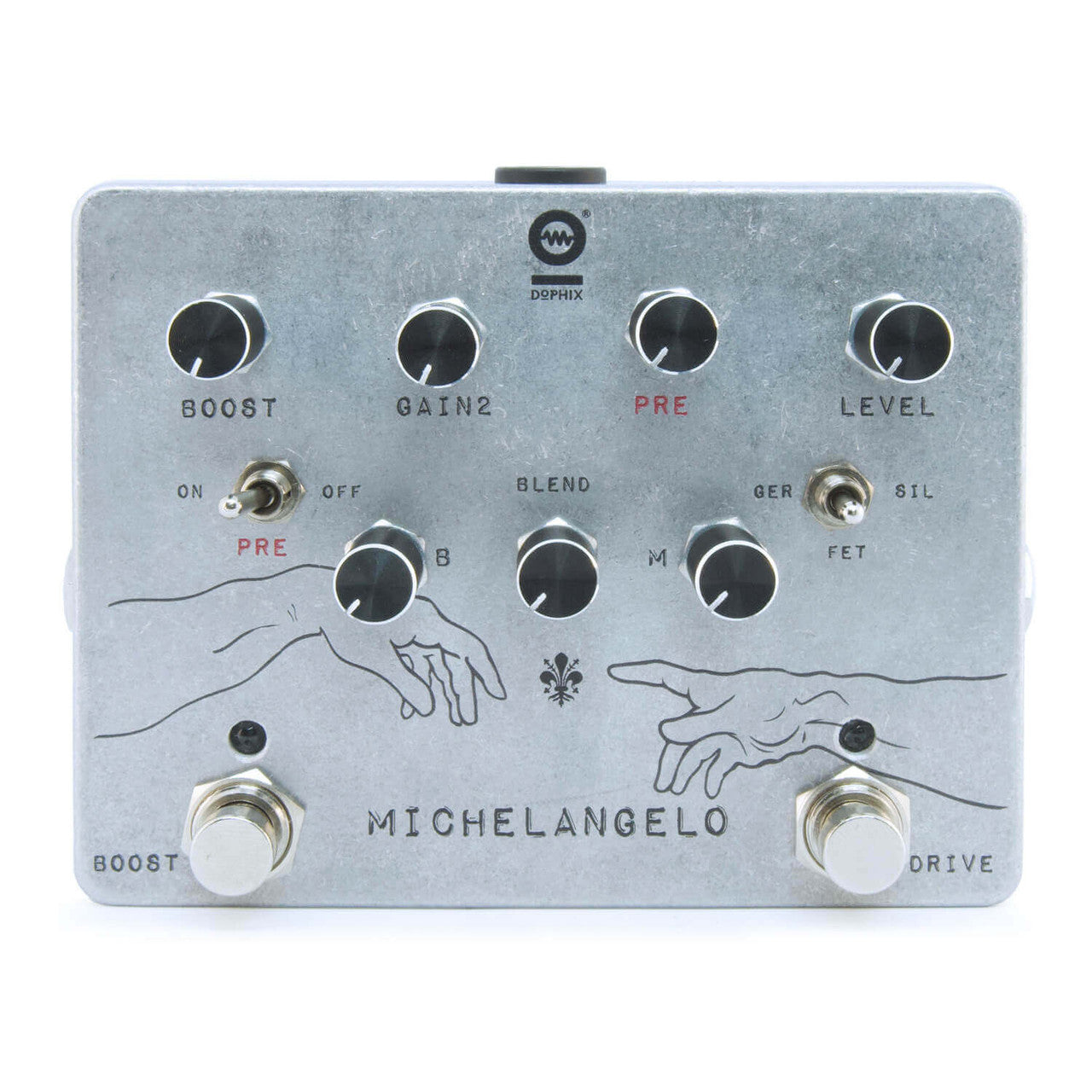 Dophix Michelangelo Overdrive Plus effects pedal