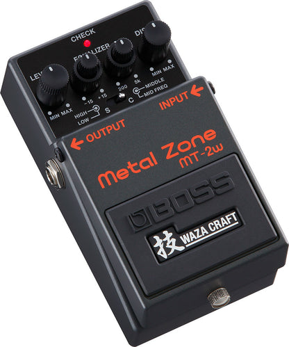 Boss MT-2W Waza Metal Zone distortion effects pedal