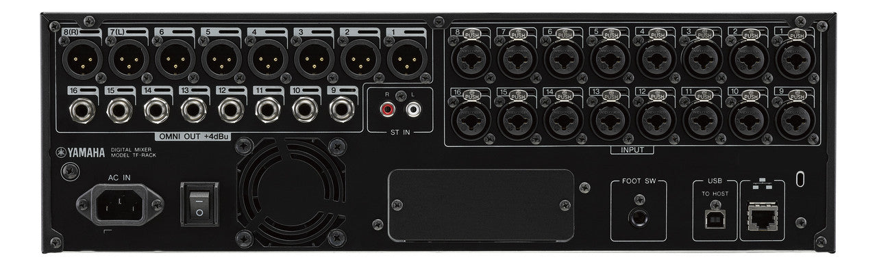 Yamaha TF-Rack Digital Rackmount Mixer Touchscreen, 16 Mic Preamps, 16 Line Outputs