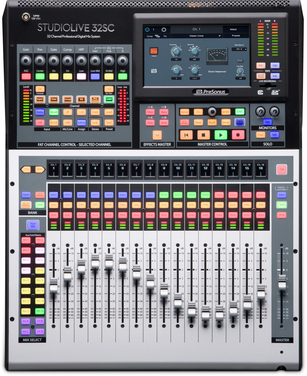 PreSonus StudioLive 32SC 32-channel digital mixer and USB audio interface