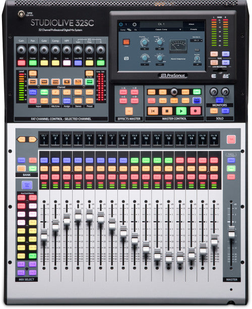 PreSonus StudioLive 32SC 32-channel digital mixer and USB audio interface
