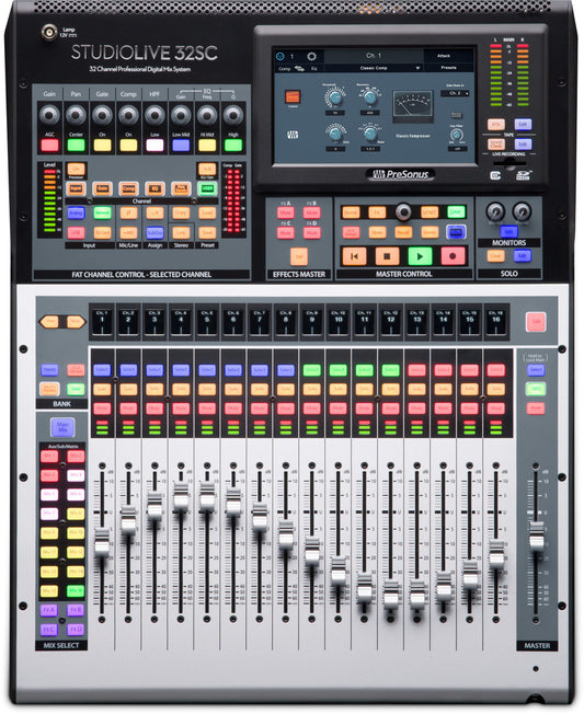 PreSonus StudioLive 32SC 32-channel digital mixer and USB audio interface open box