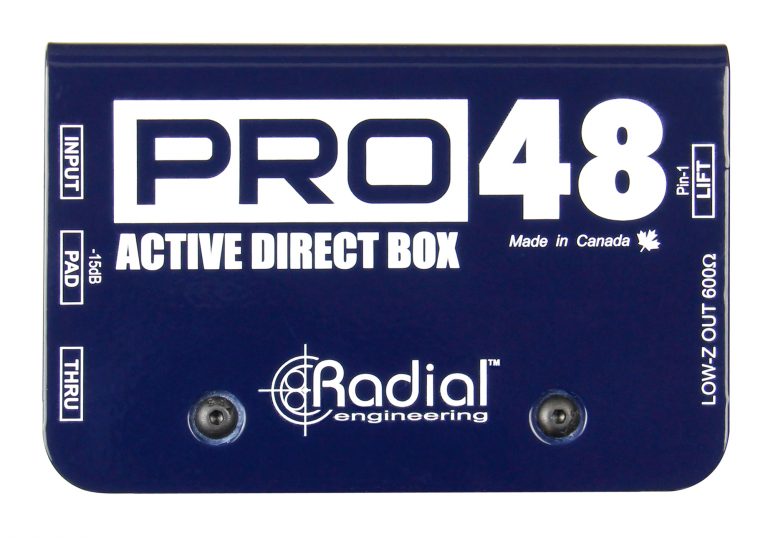 Radial Pro48 1-channel Active 48v Direct Box