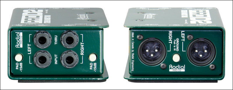 Radial ProD2 2-channel Passive Instrument Direct Box