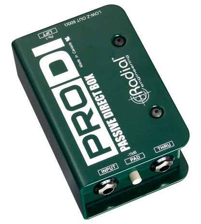 Radial ProDI 1-channel Passive Instrument Direct Box