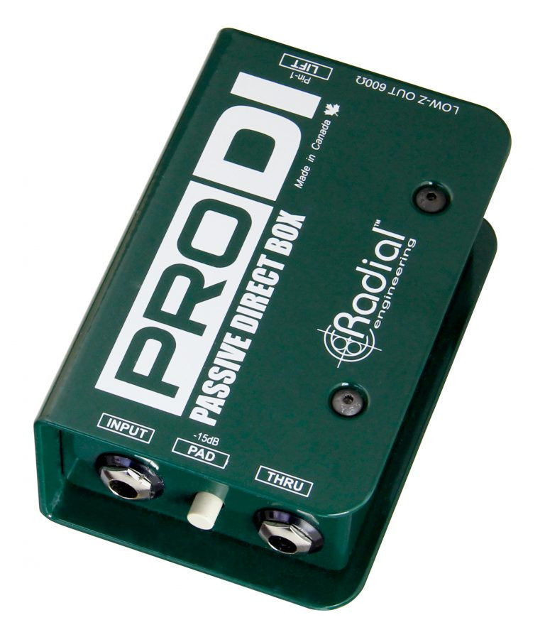 Radial ProDI 1-channel Passive Instrument Direct Box