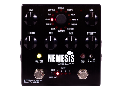 Source Audio Nemesis Delay guitar effects pedal open box