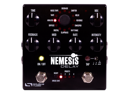 Source Audio Nemesis Delay guitar effects pedal open box