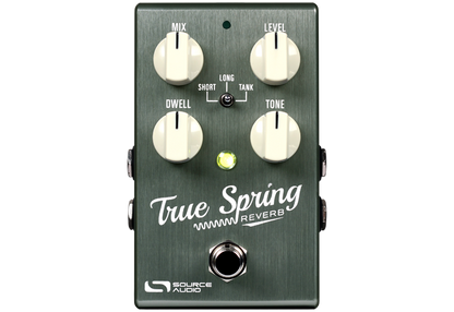 Source Audio True Spring Reverb Guitar Effects Pedal + ext switch