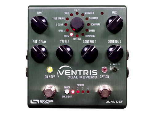 Source Audio SA262 Ventris Dual Reverb guitar pedal